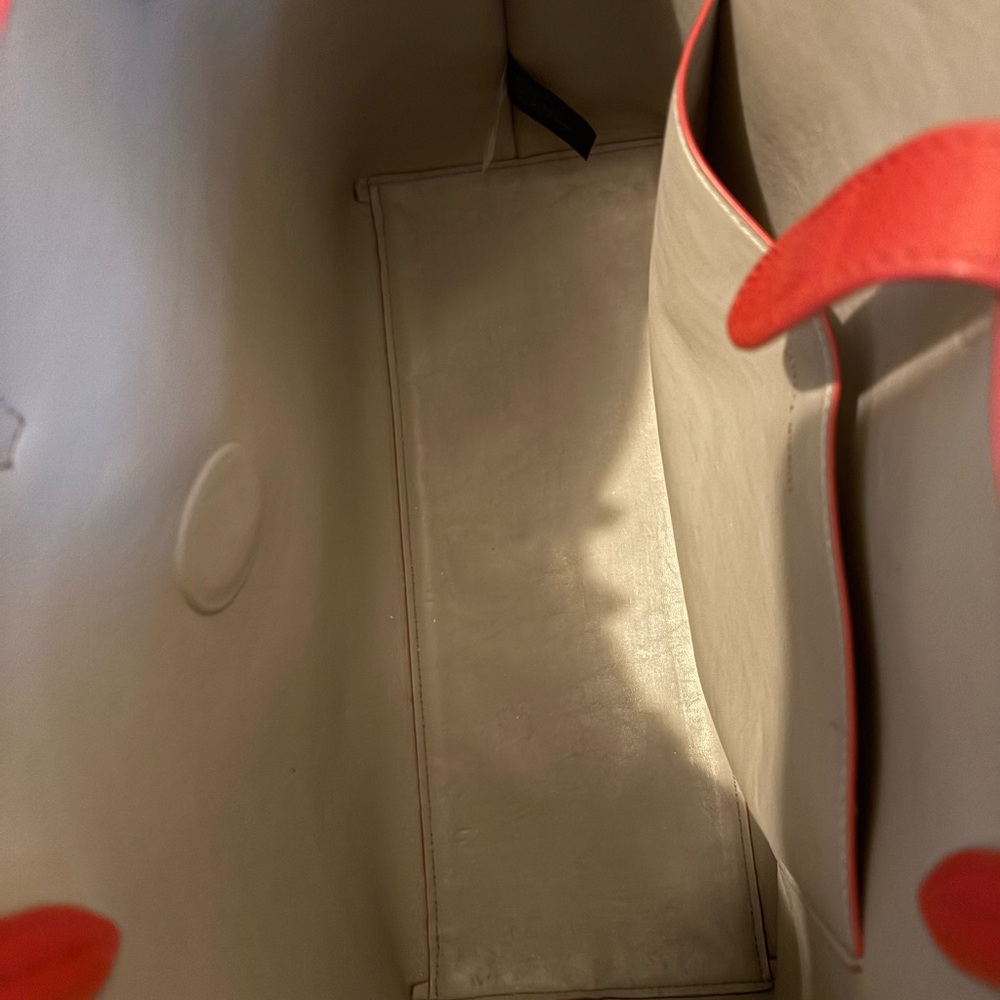 Rebecca Minkoff Megan, Red Leather Tote Bag - Picture 6 of 7